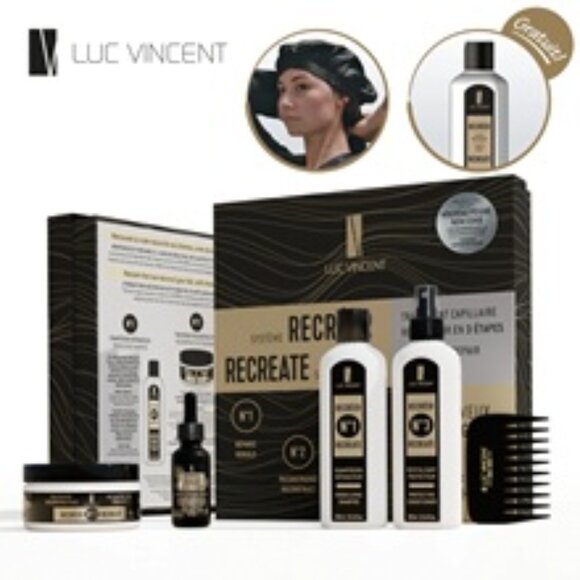 Luc Vincent - Recreate Box Set - 3-Step Repairing Hair Treatment + Conditioner - Picture 1 of 2